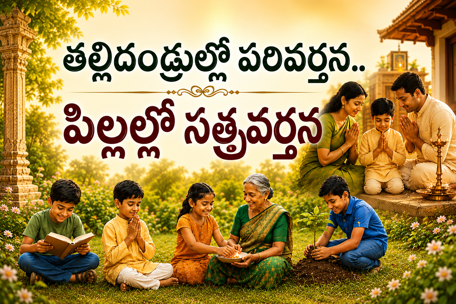 తల్లిదండ్రుల్లో పరివర్తన.. పిల్లల్లో సత్ప్రవర్తన